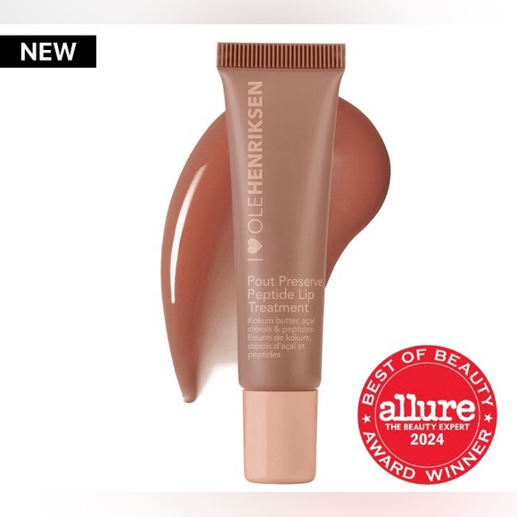 OleHenriksen Pout Preserve Hydrating Peptide Lip Treatment Crème Brûlée - Picture 13 of 14